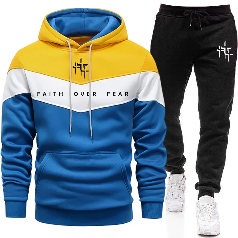 Faith Over Fear Men's Tracksui - Street Fashion Outfit recension och pris