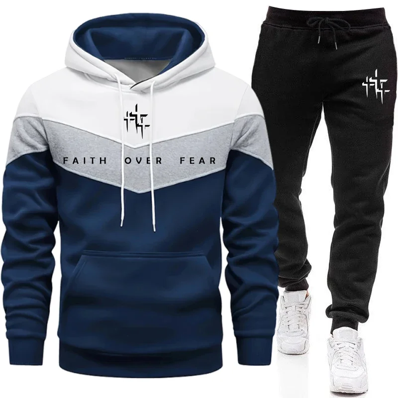Faith Over Fear Men's Tracksui - Street Fashion Outfit recension och pris