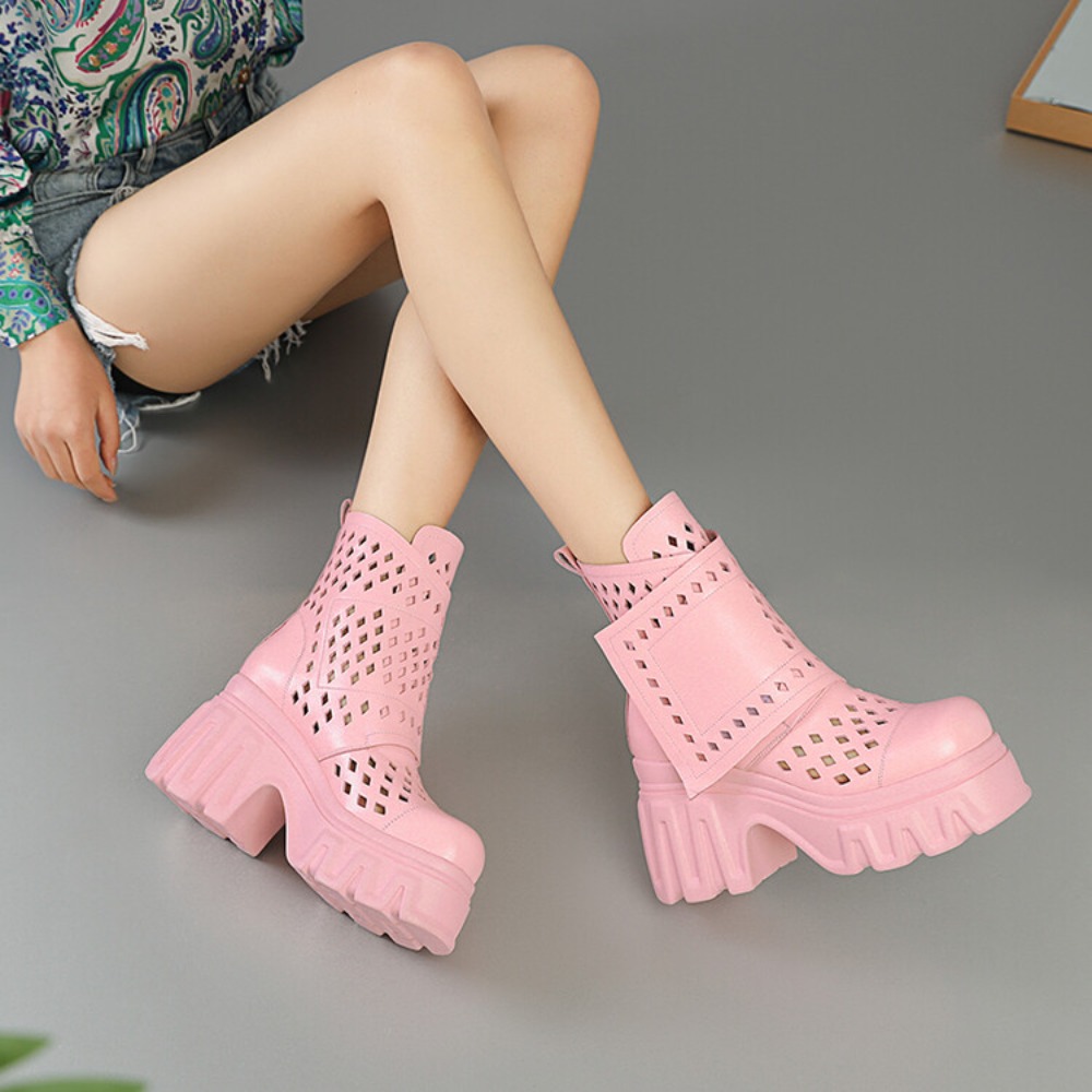 New Arrival Women's Pink Platf - Street Fashion Outfit recension och pris