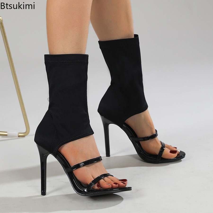 Sexy Stretch Boots High Heels  - Street Fashion Outfit recension och pris