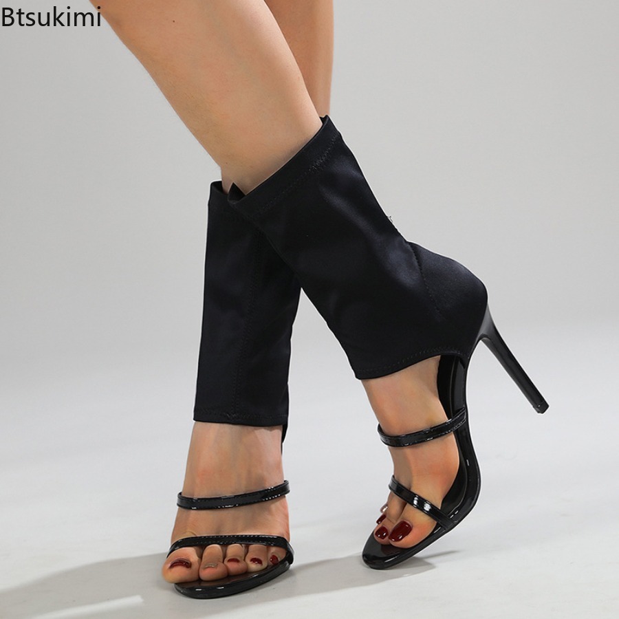 Sexy Stretch Boots High Heels  - Street Fashion Outfit recension och pris