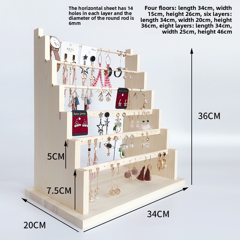  Wood Earring Display Stand De - Street Fashion Vendors recension och pris