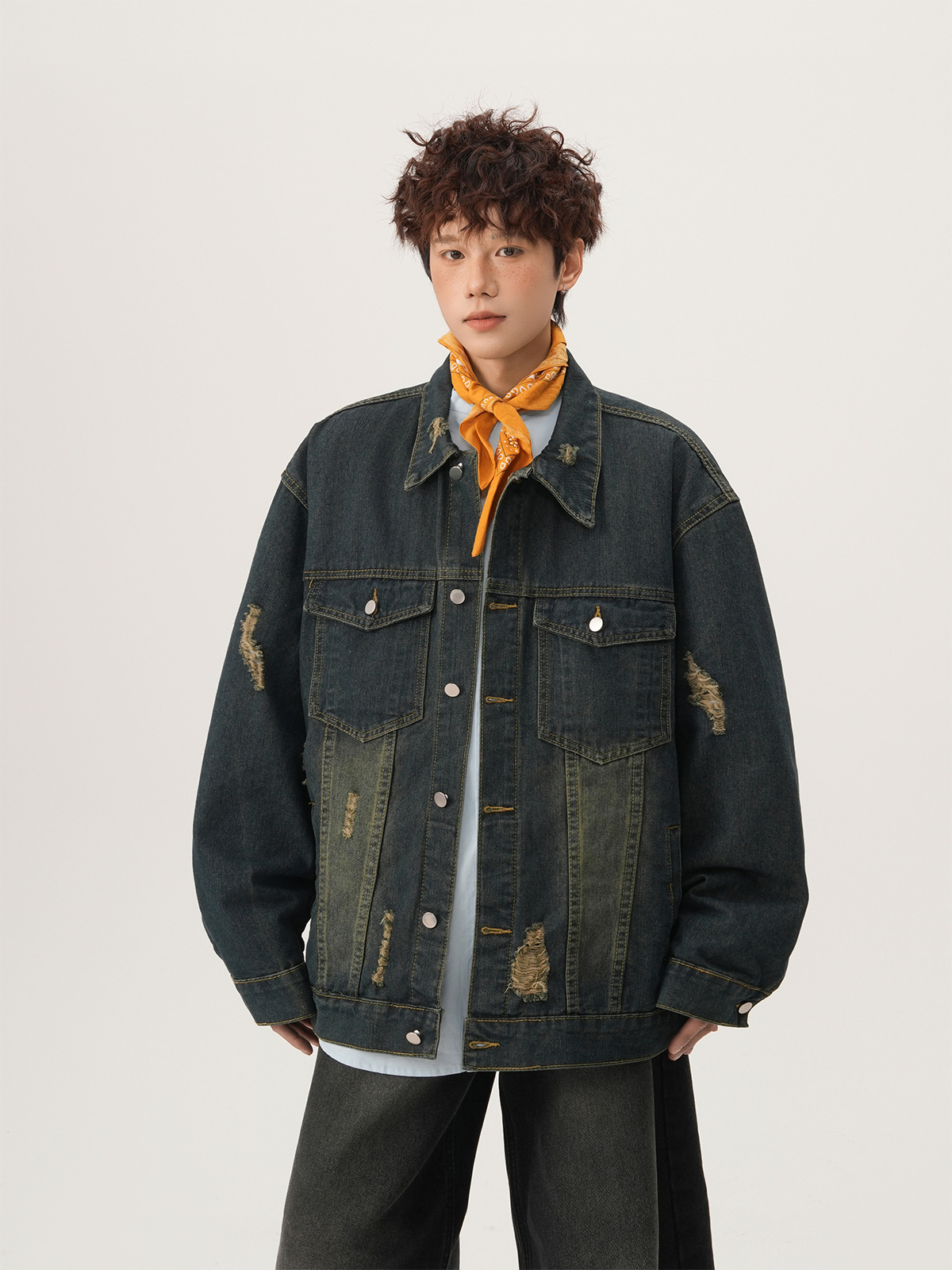 American High Street Ripped De - Street Fashion Jacket recension och pris