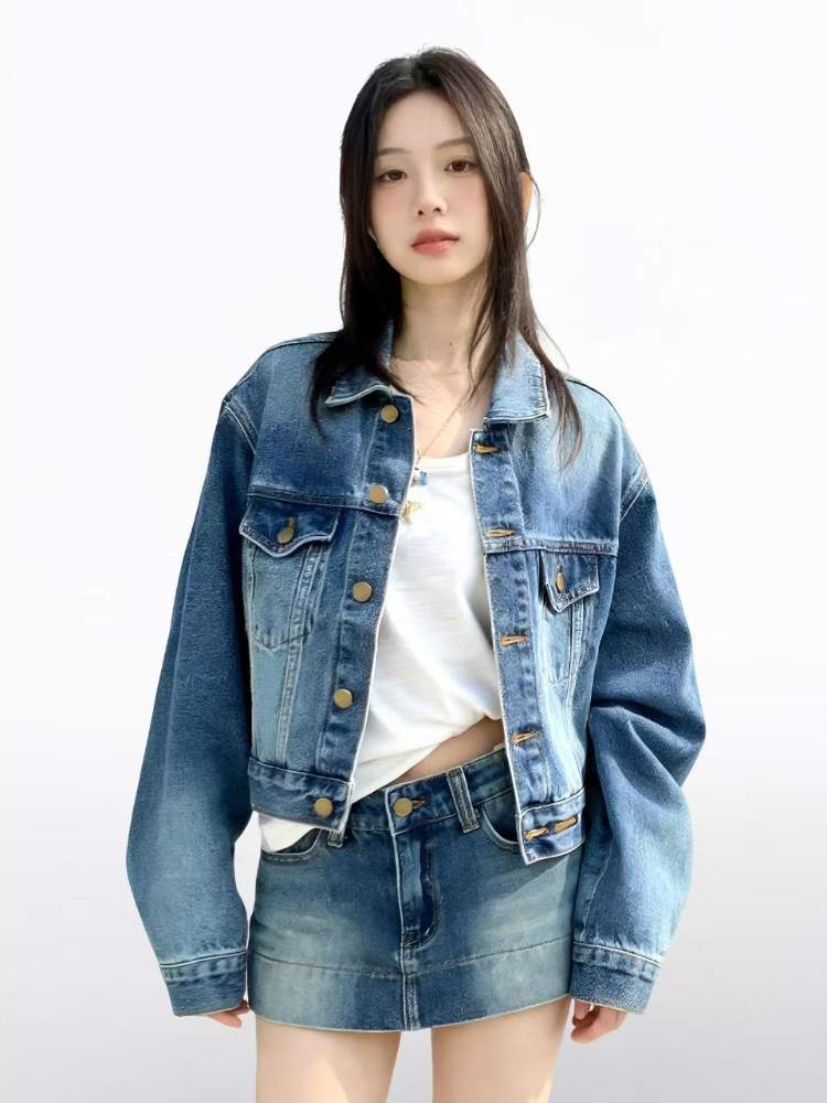 Women American Vintage 2 Piece - Street Fashion Jacket recension och pris