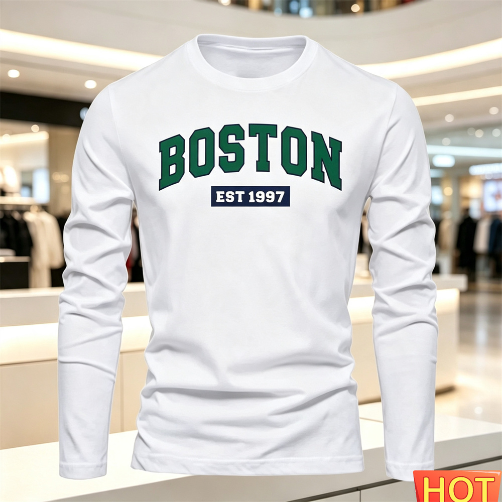 Autumn Summer Men's long sleev - Fashion Streetwear recension och pris