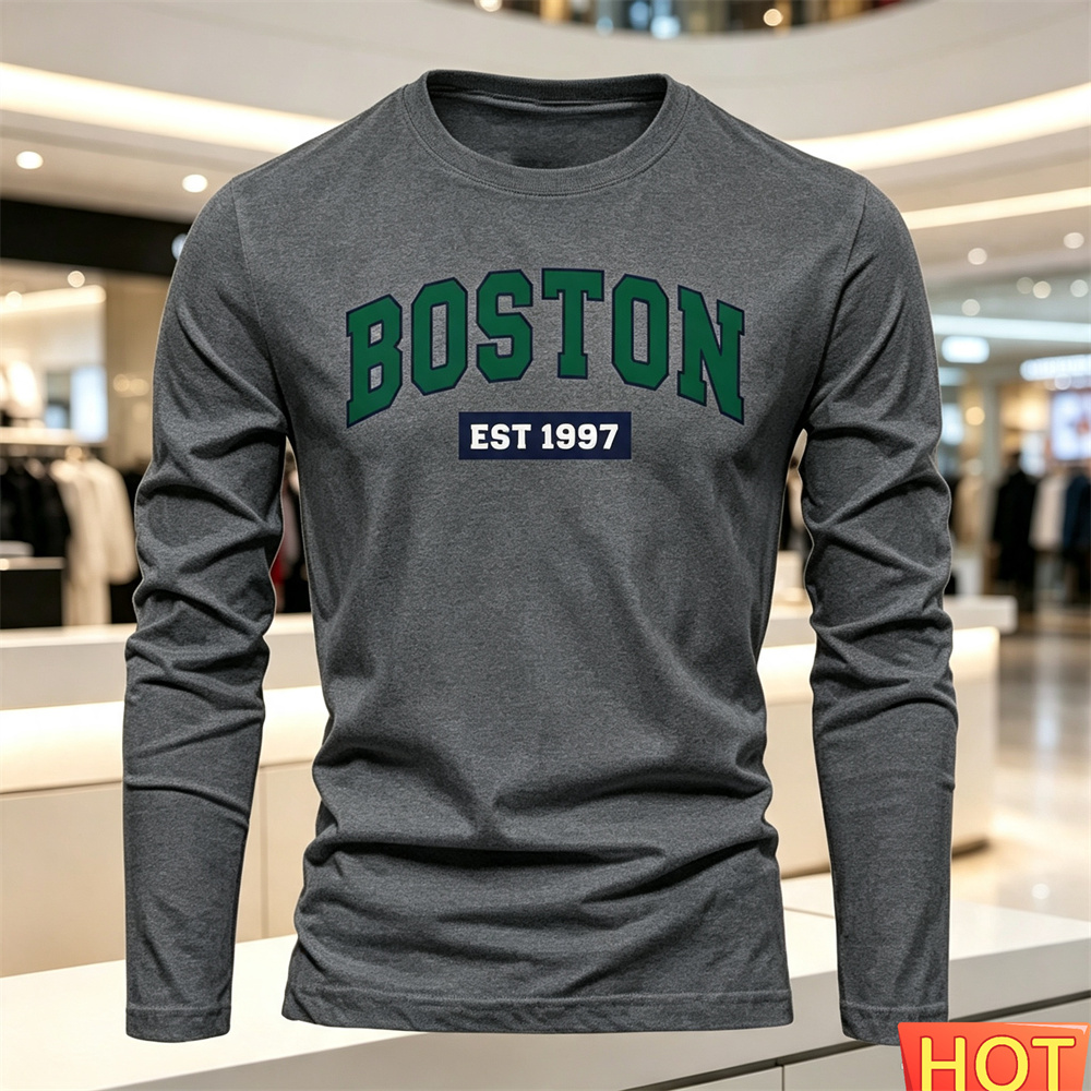 Autumn Summer Men's long sleev - Fashion Streetwear recension och pris