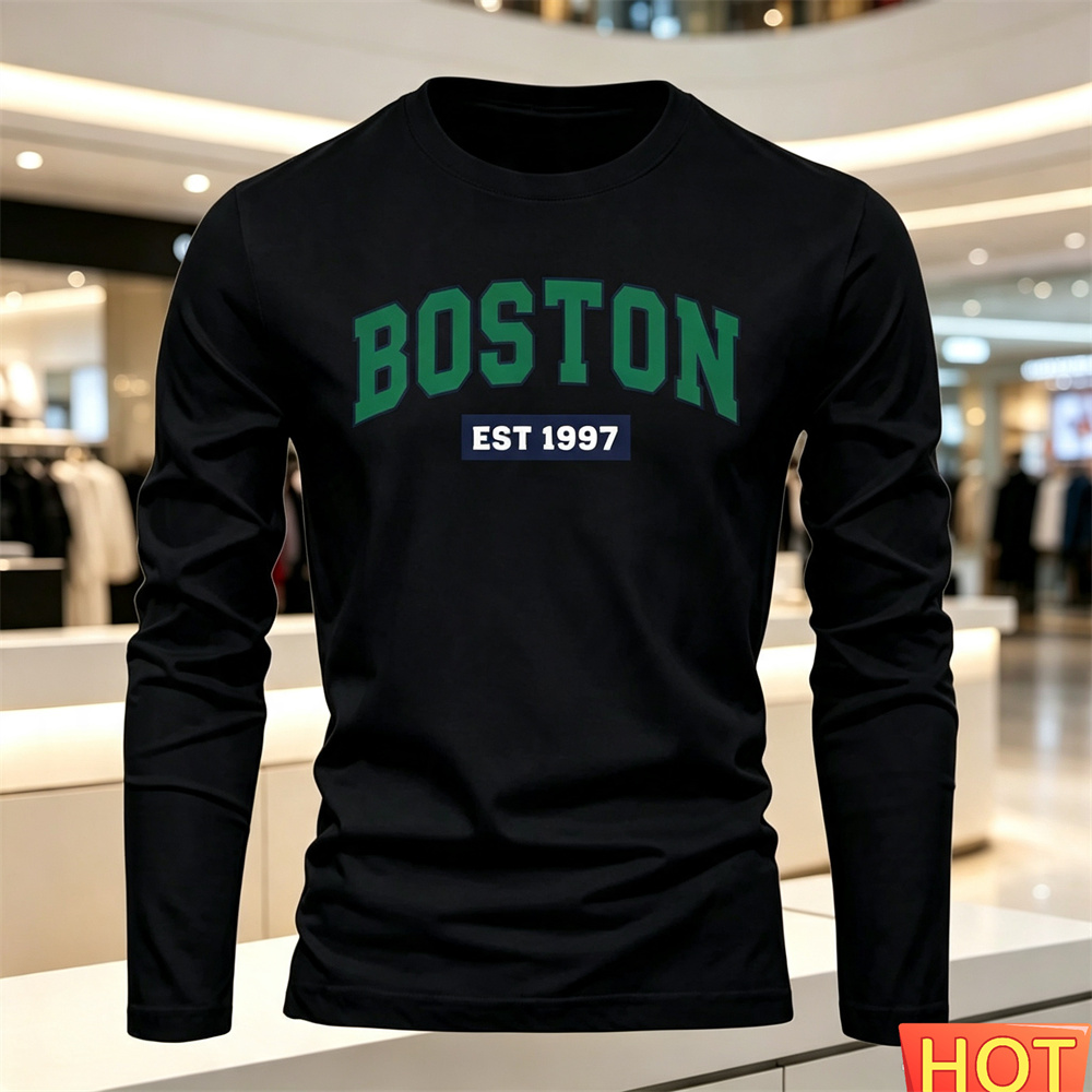 Autumn Summer Men's long sleev - Fashion Streetwear recension och pris