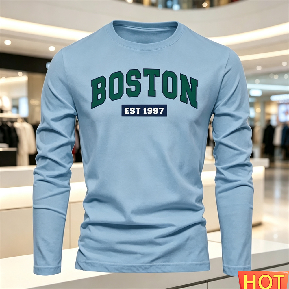 Autumn Summer Men's long sleev - Fashion Streetwear recension och pris