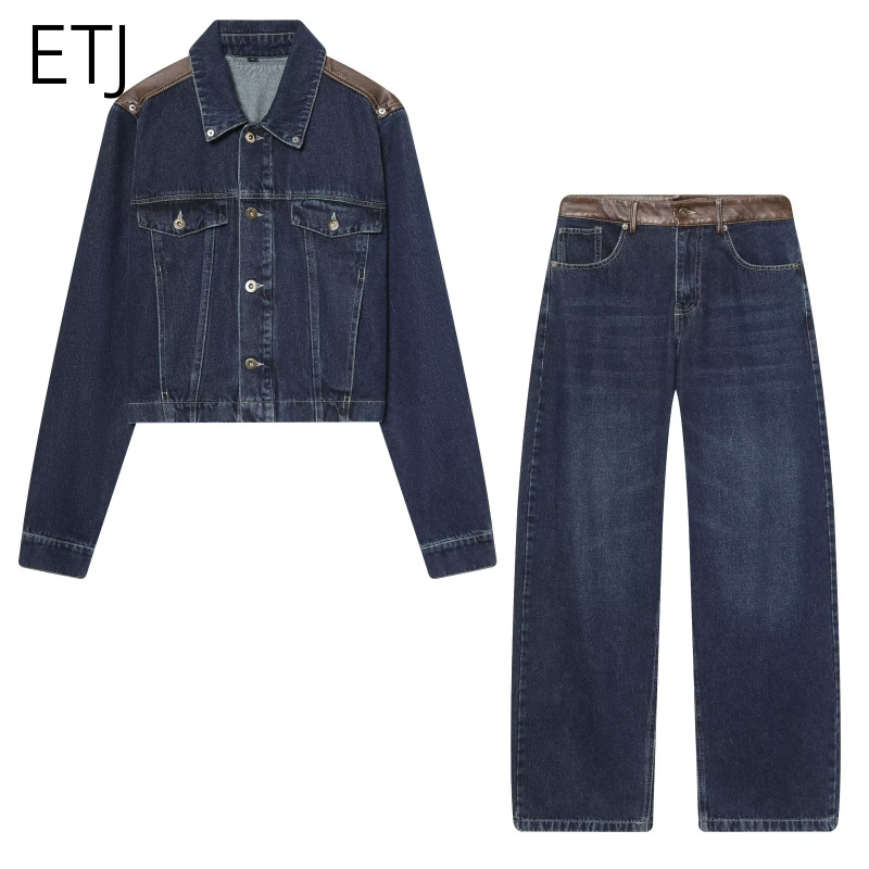 ETJ Women's Denim Jacket & Jea - Street Fashion Jacket recension och pris