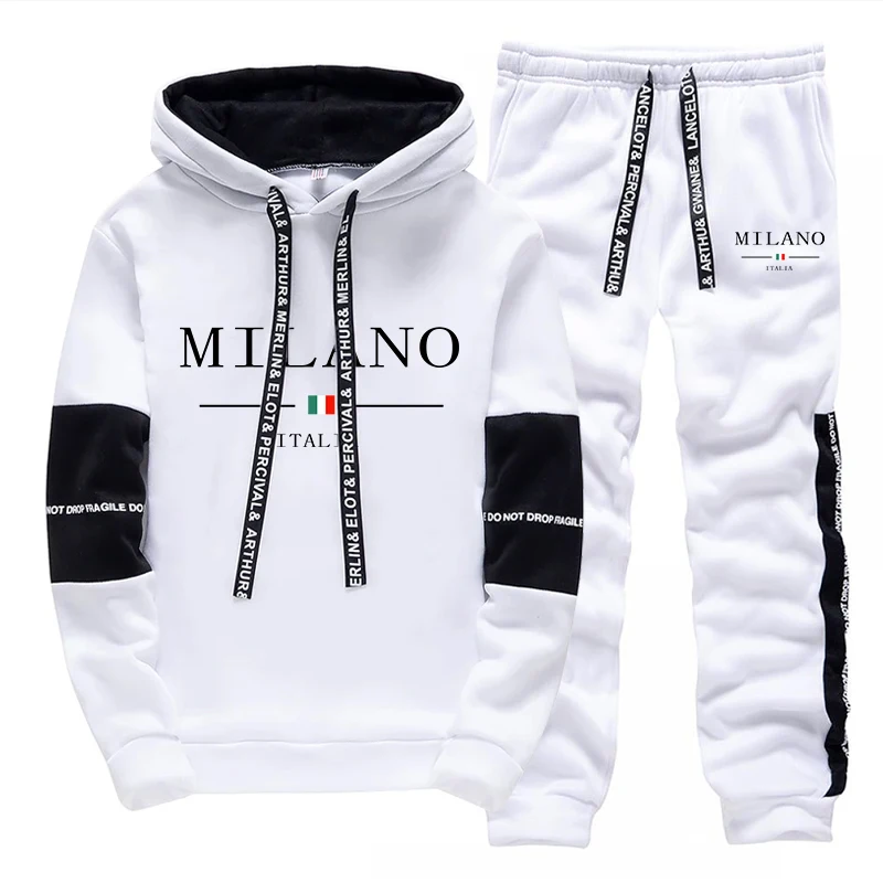 Men's Set/Hoodie/Pants Italy T - Street Fashion Outfit recension och pris