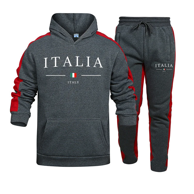 Men's Tracksuit 2 Pcs Sets Fas - Street Fashion Outfit recension och pris