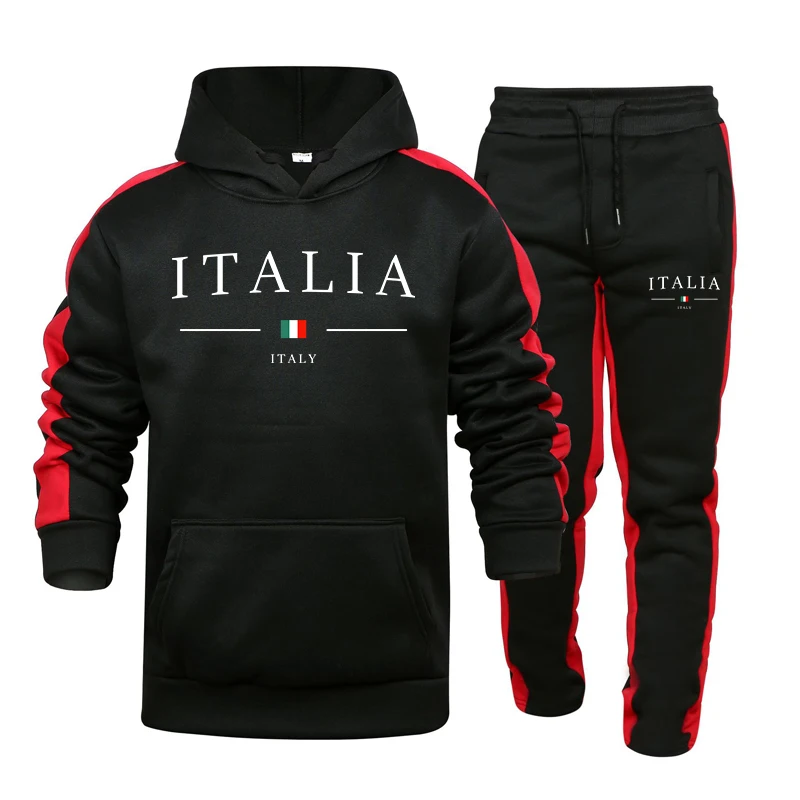 Men's Tracksuit 2 Pcs Sets Fas - Street Fashion Outfit recension och pris