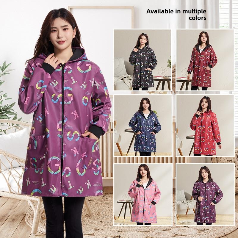plus Size Raincoat Jacket Thic - Street Fashion Vendors recension och pris