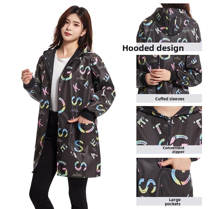 plus Size Raincoat Jacket Thic - Street Fashion Vendors recension och pris
