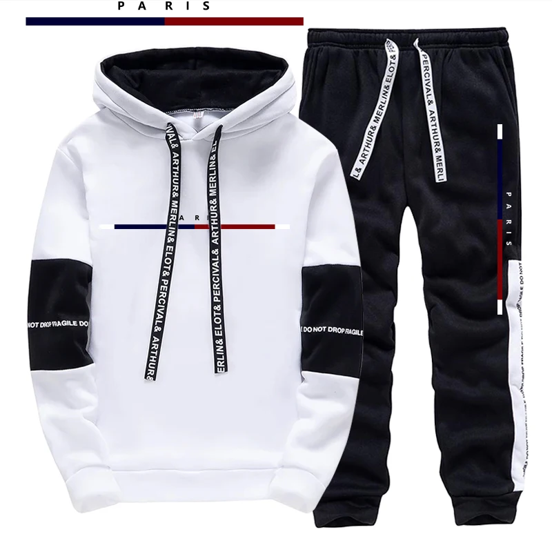 Paris Fashion Printed Men's Se - Street Fashion Outfit recension och pris